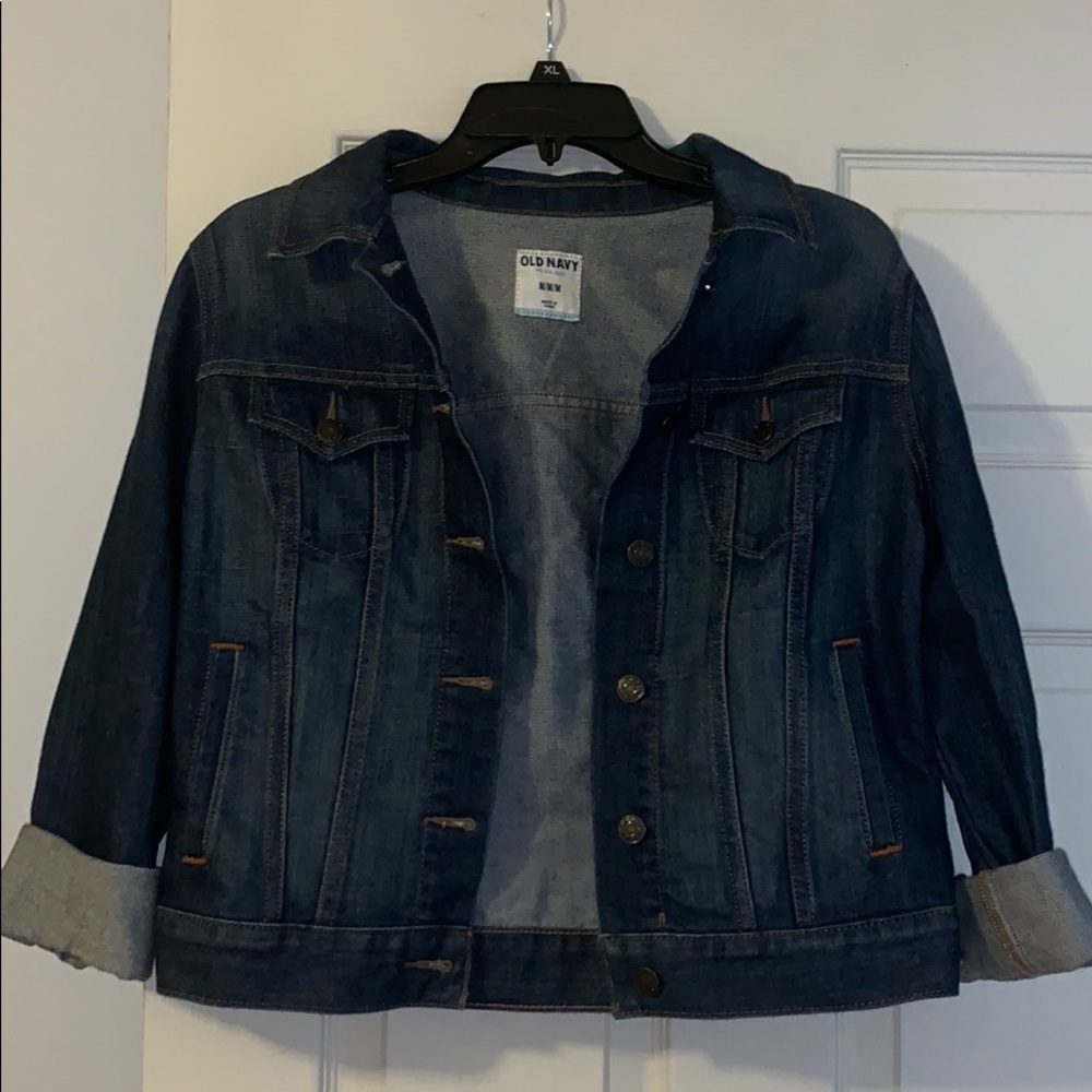 Dark blue jean jacket (NEW)